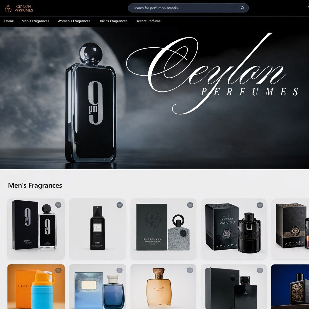 Ceylon Perfumes E-commerce Platform